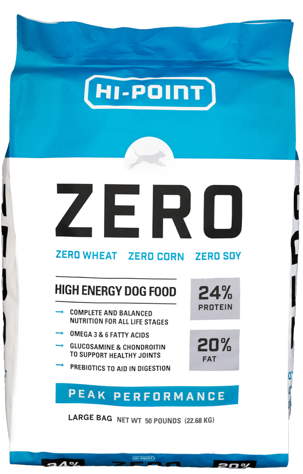 HI Point ZERO High Energy Dog Food at Wells Brothers, Plano